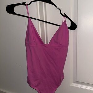 ZARA Pink One Piece Swimsuit